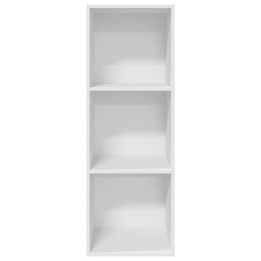 Bibliothèque blanc 40x30x114 cm bois d'ingénierie - 4