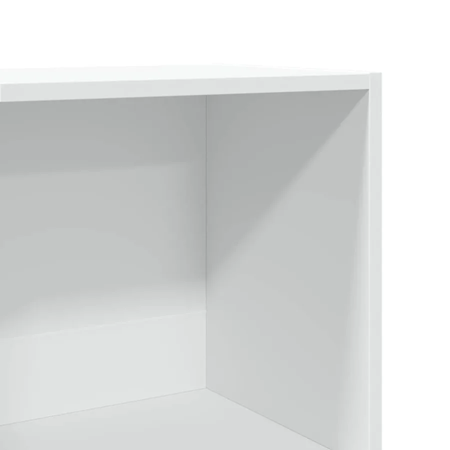 Bibliothèque blanc 40x30x114 cm bois d'ingénierie - 7