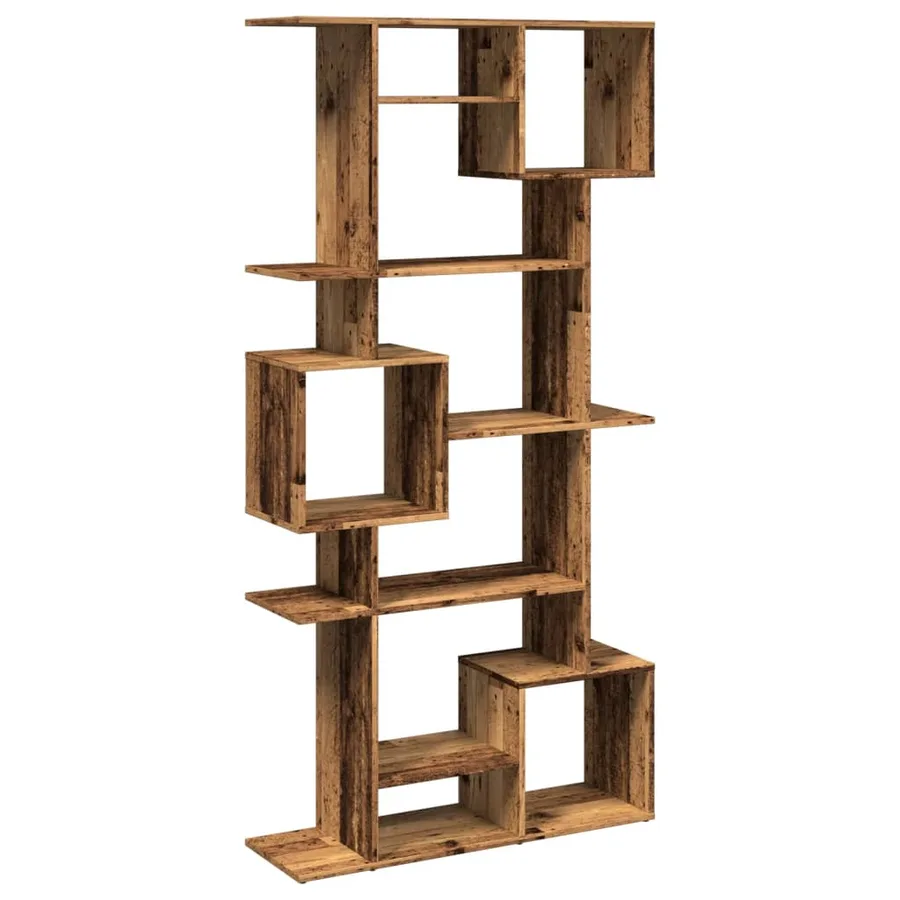 Bibliothèque vieux bois 92x29x188 cm bois d'ingénierie - 2
