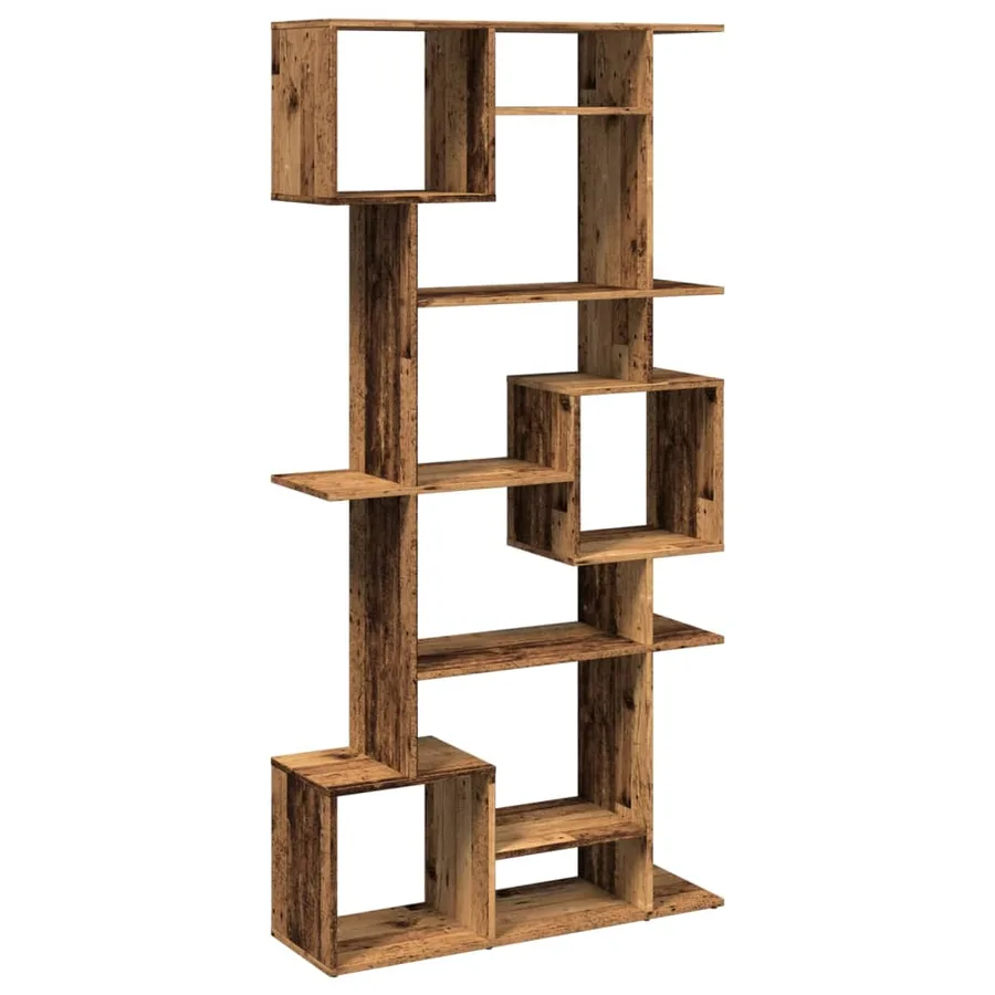 Bibliothèque vieux bois 92x29x188 cm bois d'ingénierie - 7