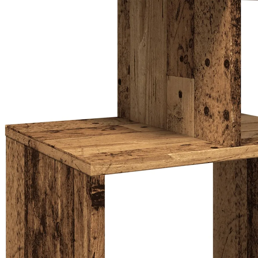 Bibliothèque vieux bois 92x29x188 cm bois d'ingénierie - 9