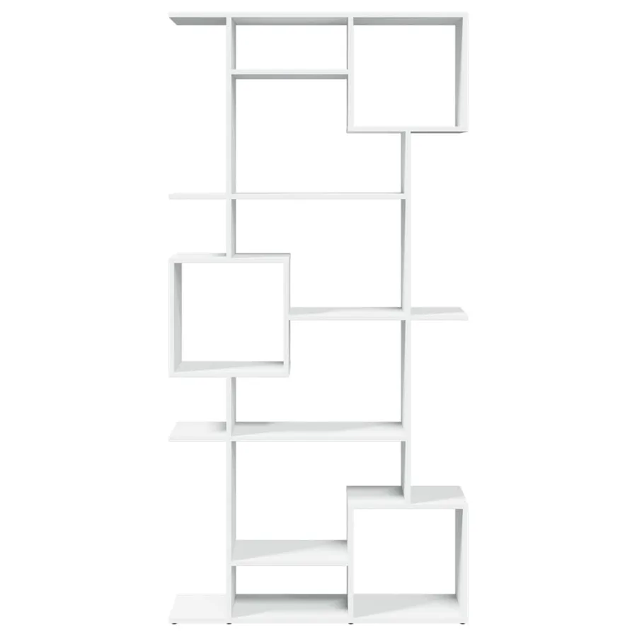 Bibliothèque blanc 92x29x188 cm bois d'ingénierie - 5