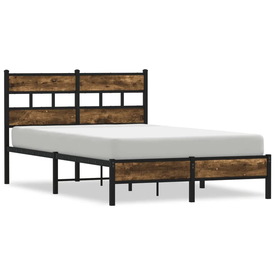 Cadre de lit sans matelas avec tête de lit 120x200 cm - 2