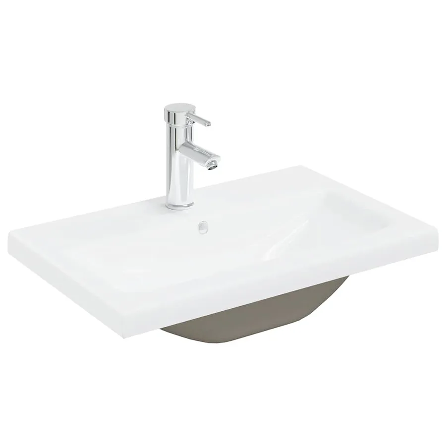 Ensemble de meubles de salle de bain 3 pcs chêne sonoma - 5