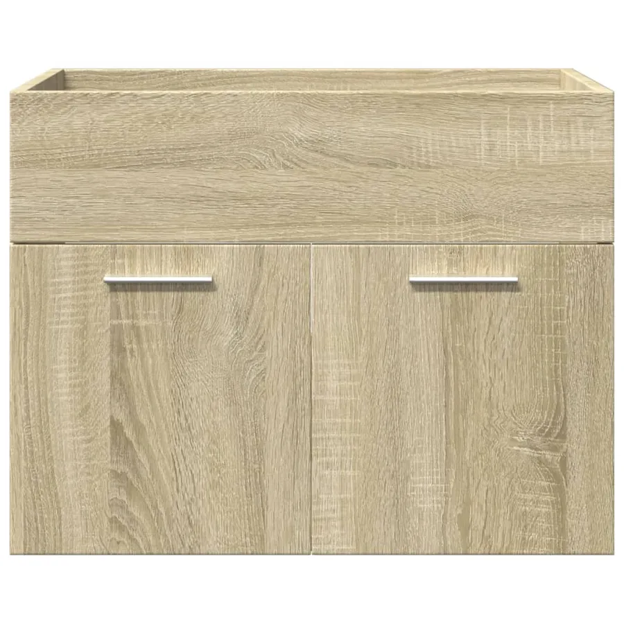 Ensemble de meubles de salle de bain 4 pcs chêne sonoma - 9