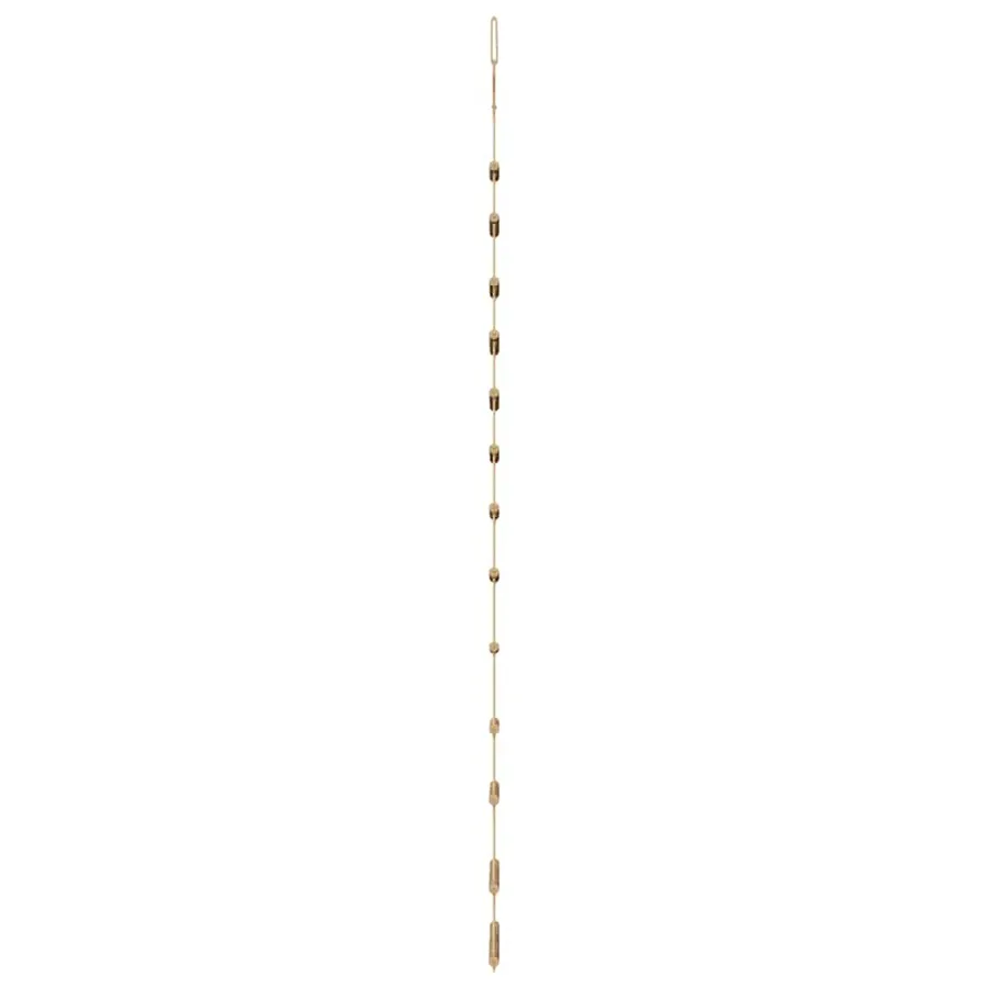 Sapin de Noël suspendu avec étoile supérieure 86 x 180 cm Branche naturelle - 5