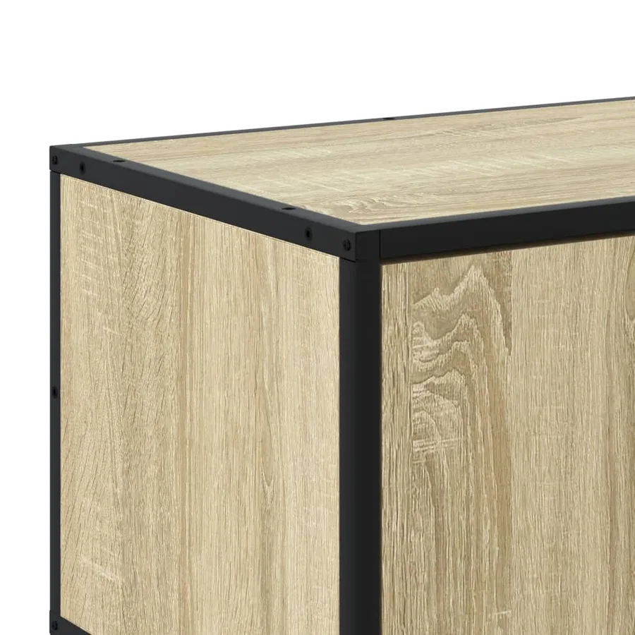 Meuble TV chêne sonoma 240x35x41 cm bois d'ingénierie - 8