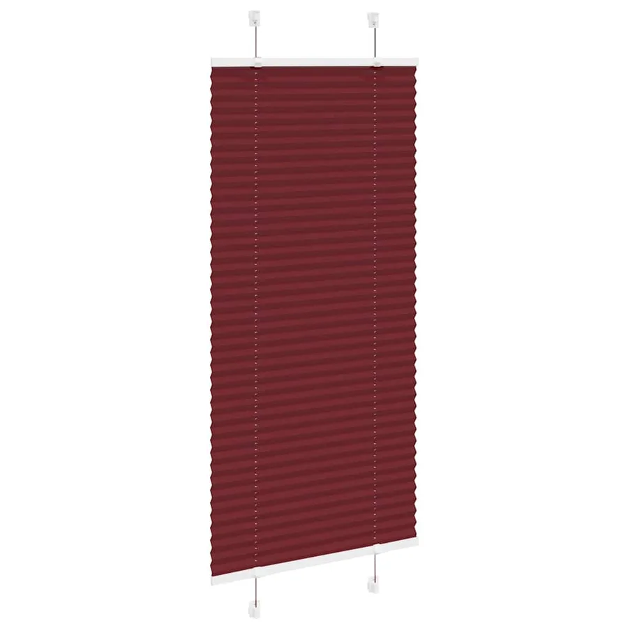Store plissé rouge bordeaux 55x100 cm largeur du tissu 54,4 cm - 3