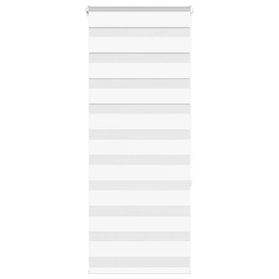 Store zèbre blanc 60x150 cm largeur du tissu 55,9 cm polyester