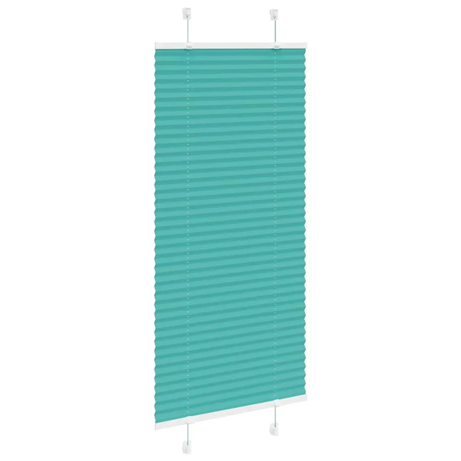 Store plissé vert pétrole 65x100 cm largeur du tissu 64,4 cm - 3