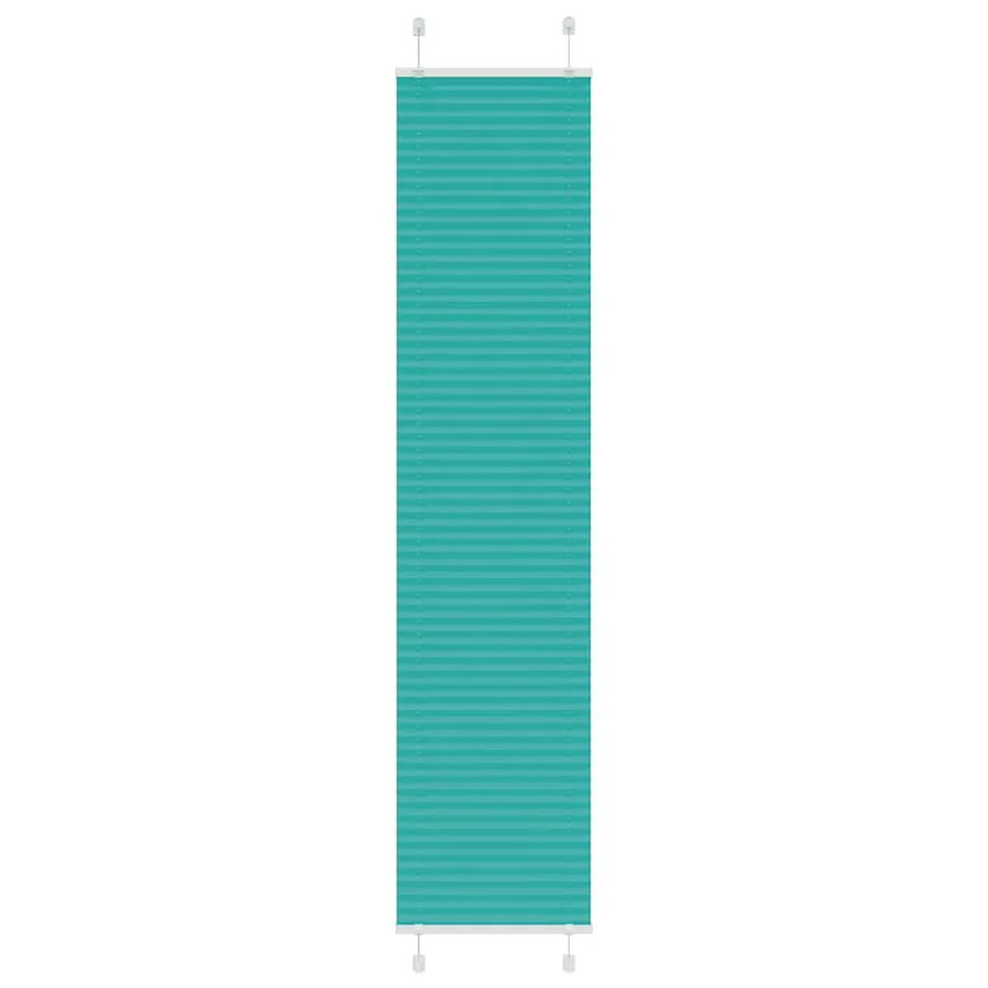 Store plissé vert pétrole 50x200 cm largeur du tissu 49,4 cm