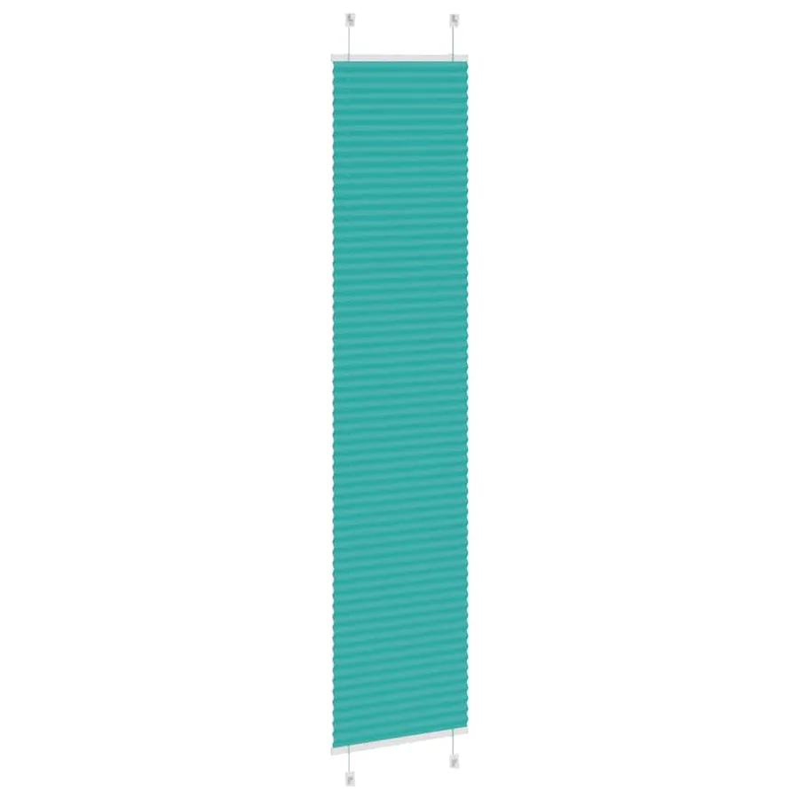 Store plissé vert pétrole 50x200 cm largeur du tissu 49,4 cm - 4