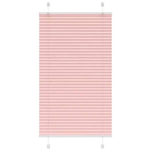 Store plissé rose 70x100 cm largeur du tissu 69,4 cm polyester