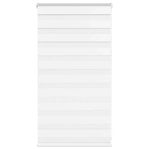 Store zèbre blanc 75x100 cm largeur du tissu 70,9 cm polyester