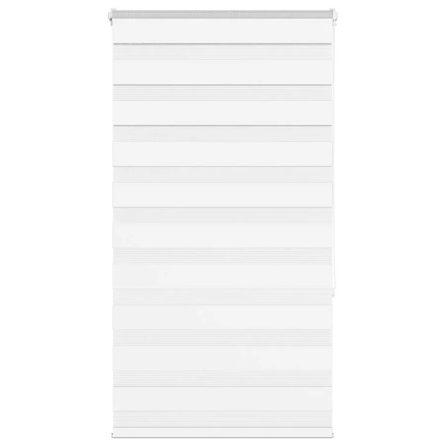 Store zèbre blanc 80x150 cm largeur du tissu 75,9 cm polyester