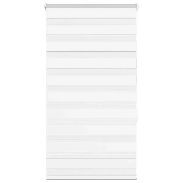Store zèbre blanc 80x150 cm largeur du tissu 75,9 cm polyester