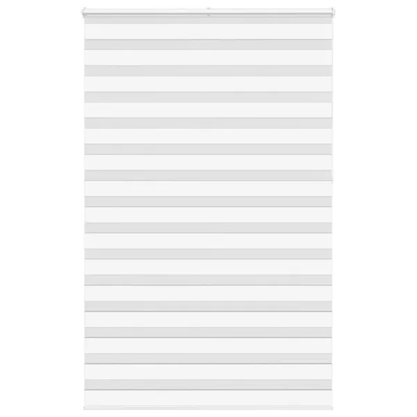 Store zèbre blanc 150x230 cm largeur du tissu 145,9cm polyester