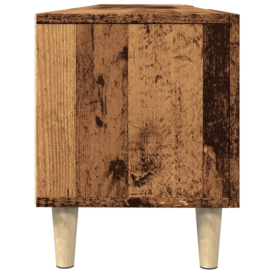 Meuble TV vieux bois 180x31,5x40 cm bois d'ingénierie - 6