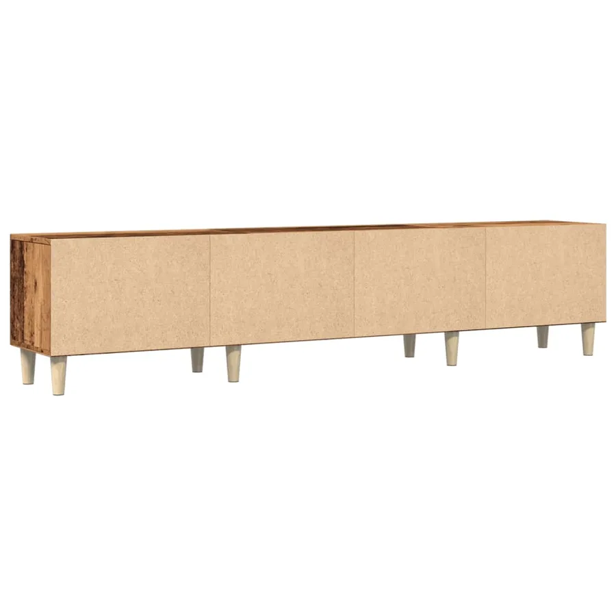 Meuble TV vieux bois 180x31,5x40 cm bois d'ingénierie - 7