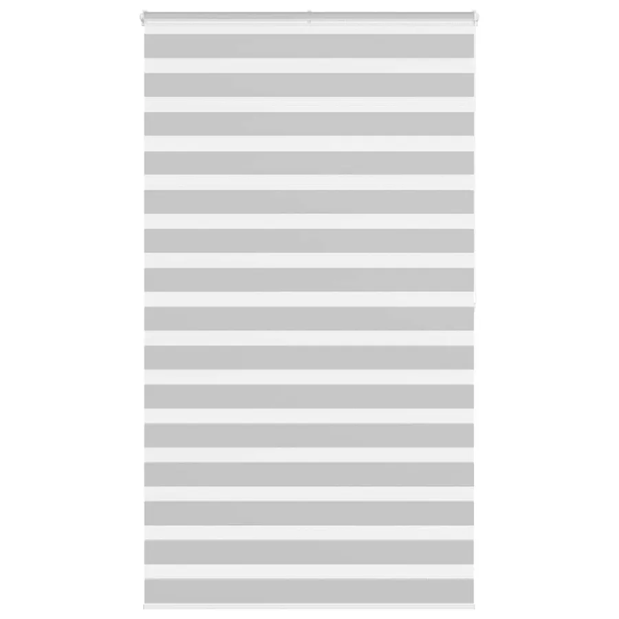 Store zèbre gris clair largeur du tissu 130,9 cm polyester