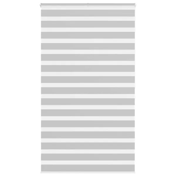 Store zèbre gris clair largeur du tissu 130,9 cm polyester