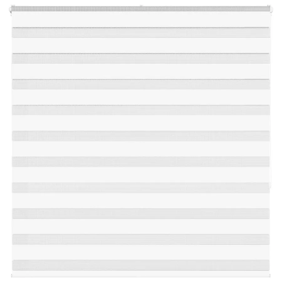Store zèbre blanc 145x150 cm largeur du tissu 140,9cm polyester
