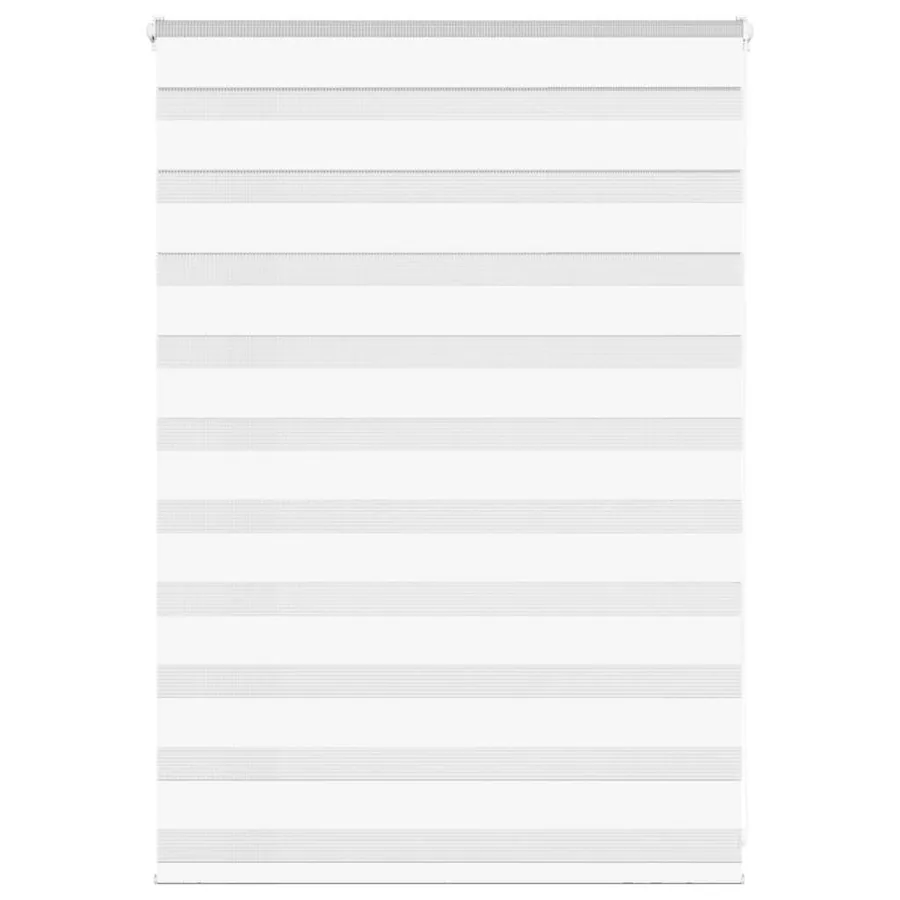 Store zèbre blanc 105x100 cm largeur du tissu 100,9cm polyester