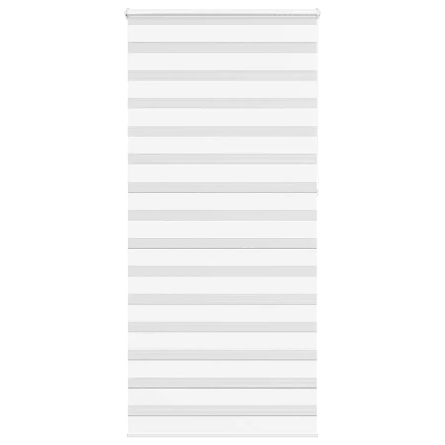 Store zèbre blanc 105x230 cm largeur du tissu 100,9cm polyester