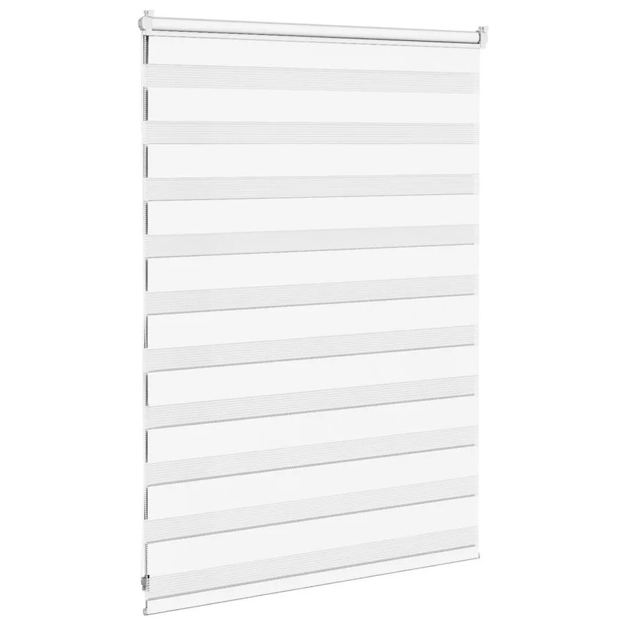 Store zèbre blanc 115x100 cm largeur du tissu 110,9cm polyester - 4