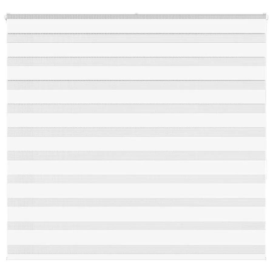 Store zèbre blanc 155x150 cm largeur du tissu 150,9cm polyester