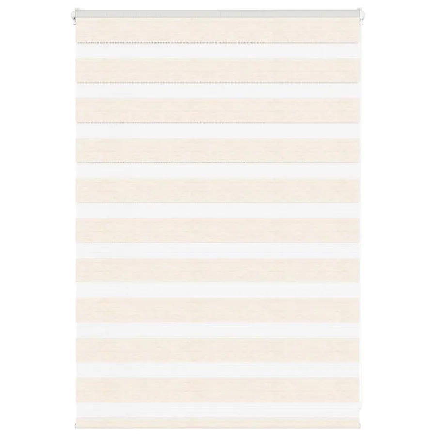 Store zèbre beige marbré largeur du tissu 110,9 cm polyester