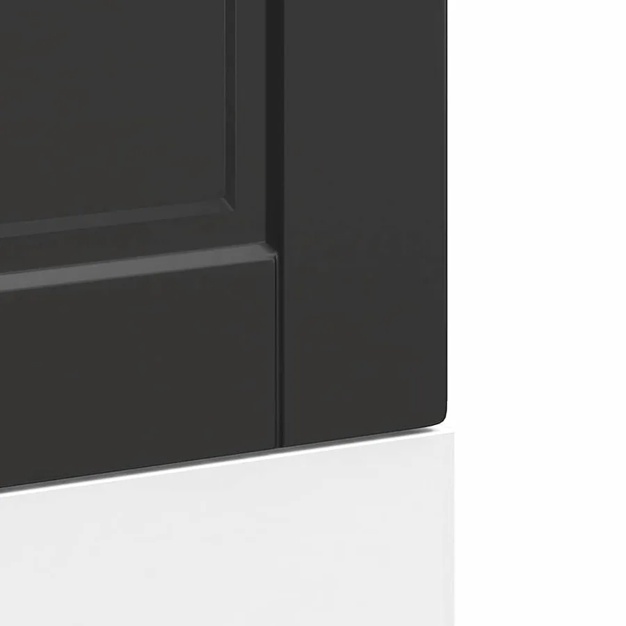 Panneau de lave-vaisselle Porto noir 45x1,5x57 cm - 7
