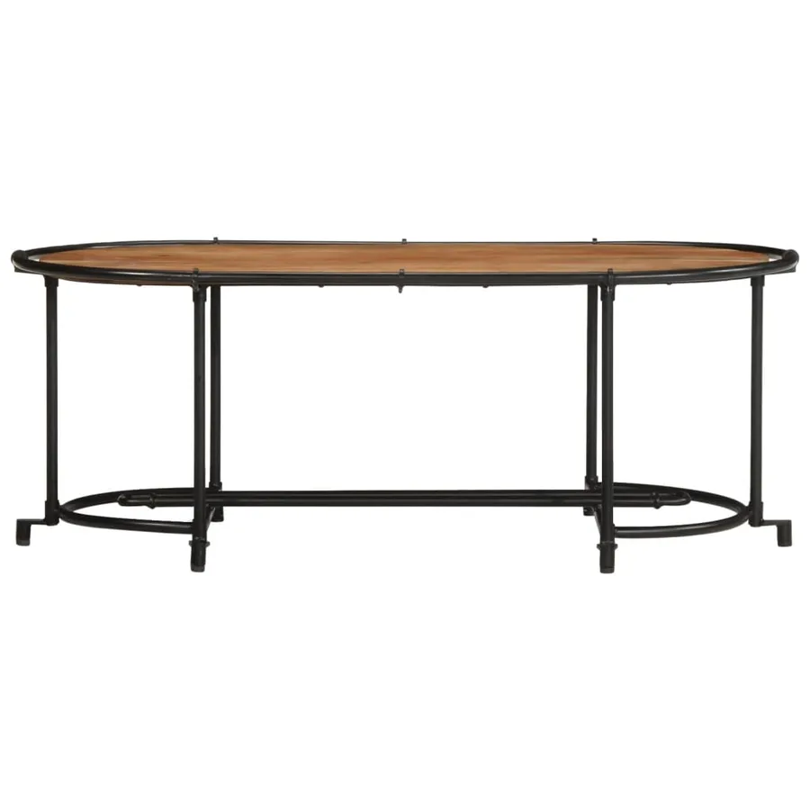 Table basse 110x55x40 cm bois massif d'acacia - 4