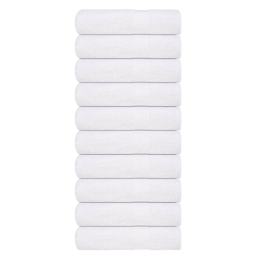 Serviettes de douche FROGN 10 pcs blanc 70x140 cm 360 g/m²