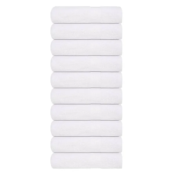 Serviettes de douche FROGN 10 pcs blanc 70x140 cm 360 g/m²