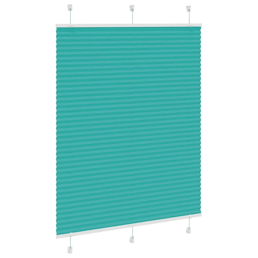 Store plissé vert pétrole 110x100cm largeur du tissu 109,4cm - 3