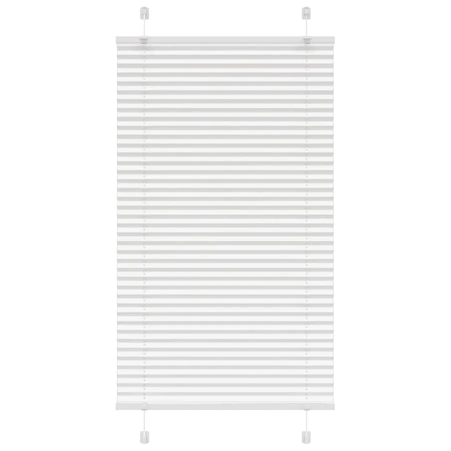 Store plissé blanc 80x100 cm largeur du tissu 79,4 cm polyester
