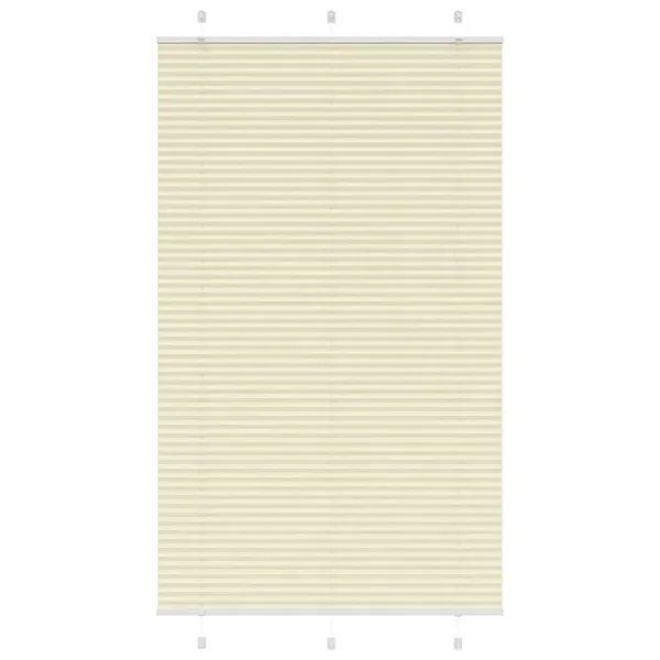 Store plissé crème 120x200cm largeur du tissu 119,4cm polyester