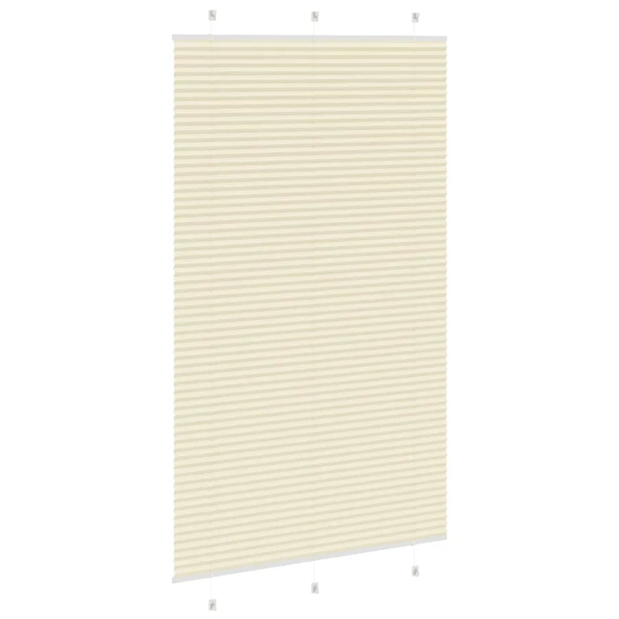 Store plissé crème 120x200cm largeur du tissu 119,4cm polyester - 4