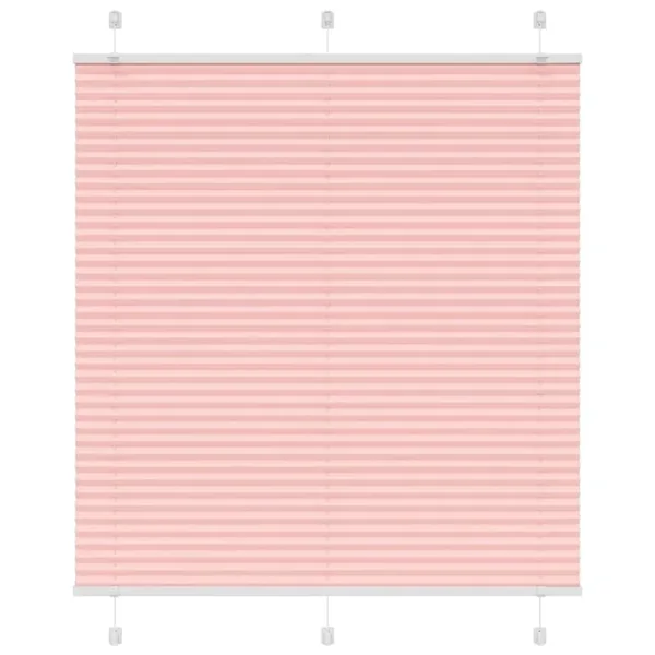 Store plissé rose 120x150 cm largeur du tissu 119,4cm polyester