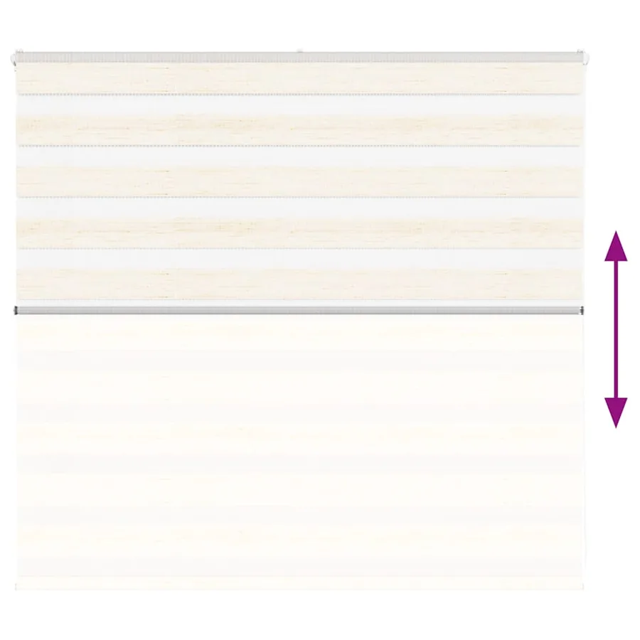 Store zèbre beige marbré largeur du tissu 155,9 cm polyester - 5