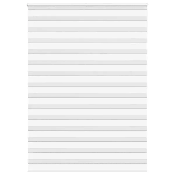 Store zèbre blanc 160x200 cm largeur du tissu 155,9cm polyester