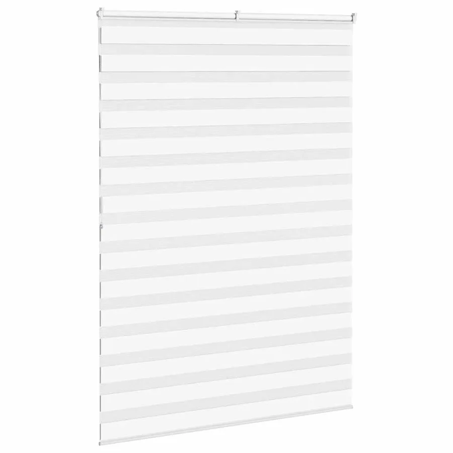 Store zèbre blanc 160x200 cm largeur du tissu 155,9cm polyester - 4