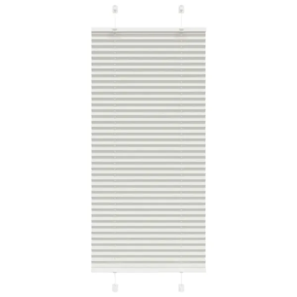 Store plissé gris clair 60x100 cm largeur du tissu 59,4 cm