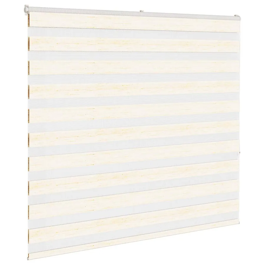 Store zèbre beige marbré largeur du tissu 155,9 cm polyester - 3