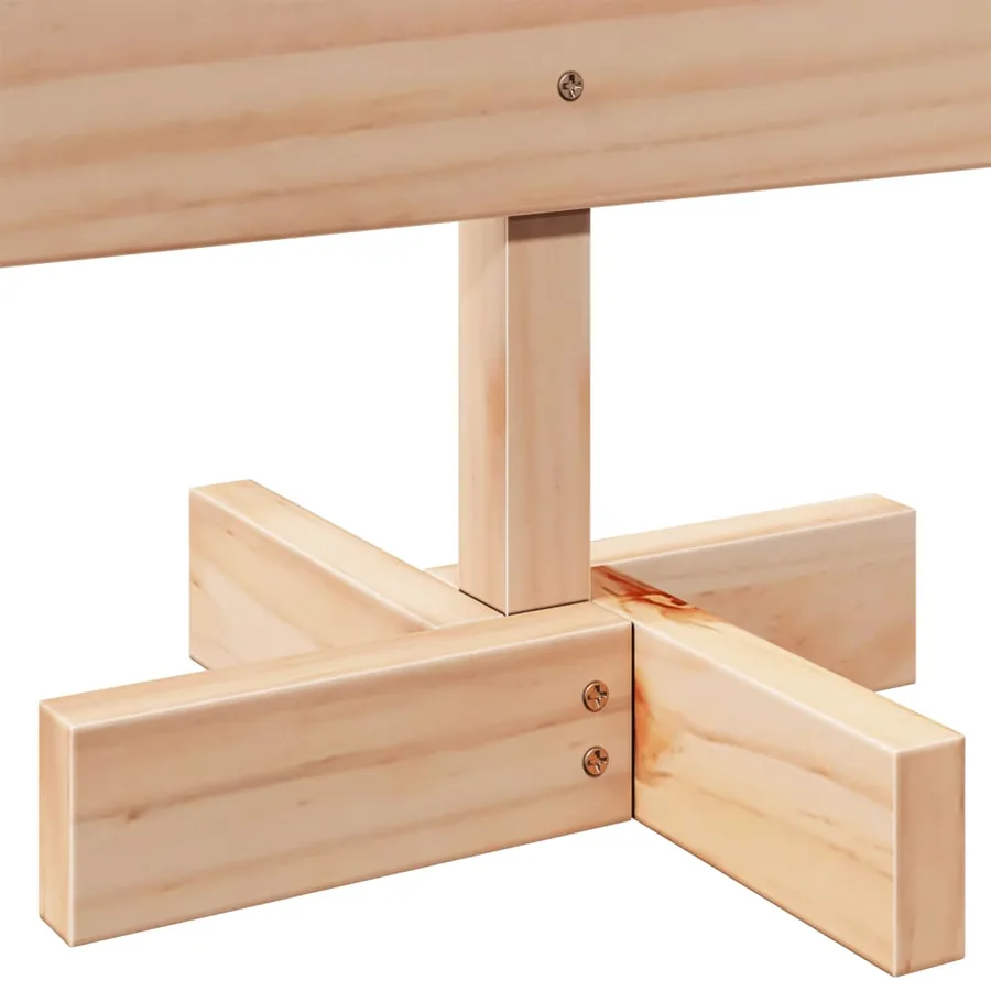 Arbre de Noël en bois pour décoration 70 cm bois massif - 6
