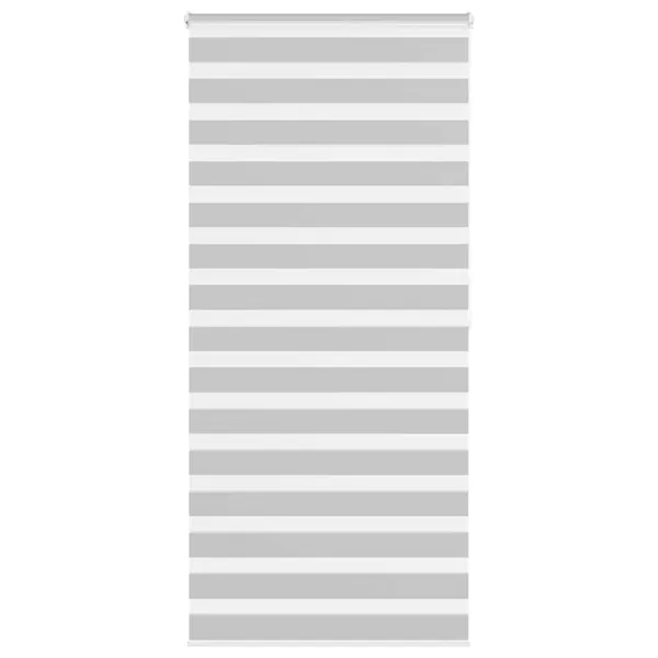 Store zèbre gris clair largeur du tissu 95,9 cm polyester