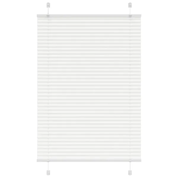 Store plissé blanc 90x150 cm largeur du tissu 89,4 cm polyester