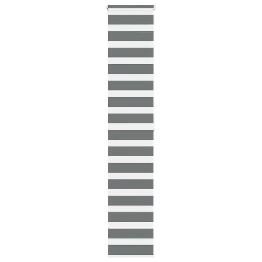 Store zèbre gris foncé largeur du tissu 40,9 cm polyester