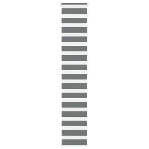 Store zèbre gris foncé largeur du tissu 40,9 cm polyester